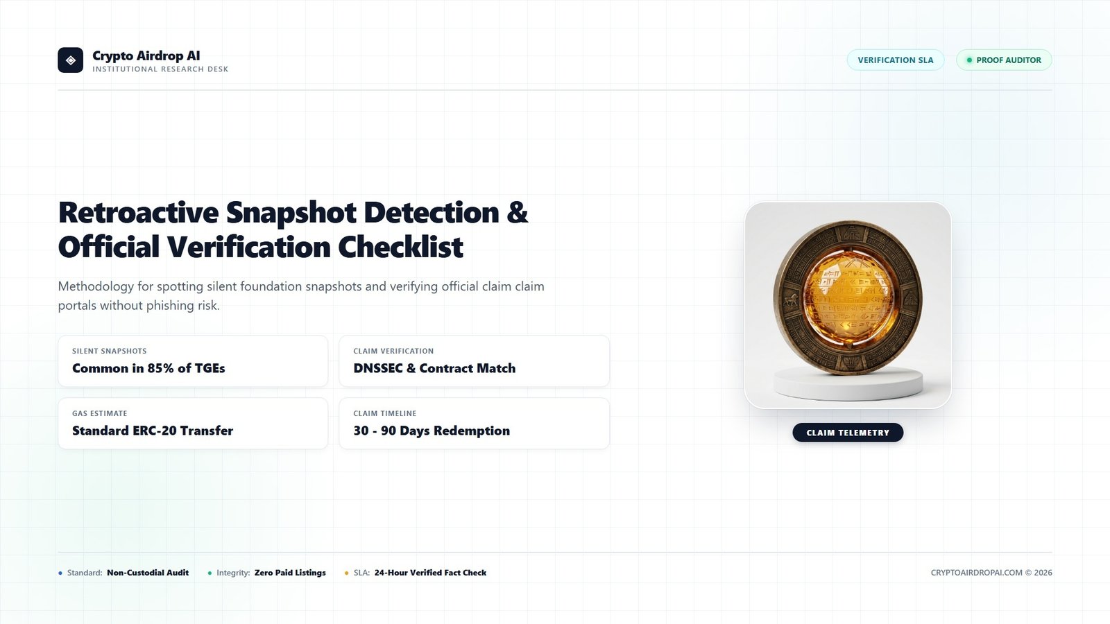 Understanding Snapshot Mechanics & Block Heights - Verification Matrix